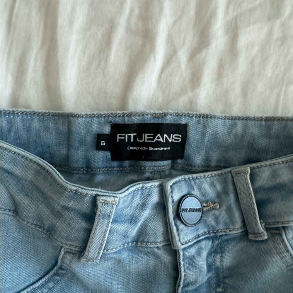 Fit Jeans Flared Vintage Blue Jeans - Picture 2 of 3